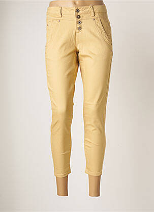 Pantalon 7/8 jaune CREAM pour femme