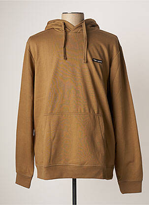 Sweat-shirt à capuche marron TEDDY SMITH pour homme
