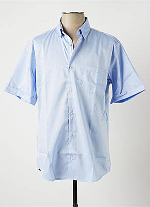 Chemise manches courtes bleu BELLONI pour homme