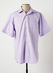 Chemise manches courtes violet BELLONI pour homme seconde vue