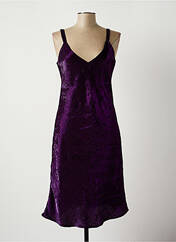 Robe longue violet AMBRE pour femme seconde vue