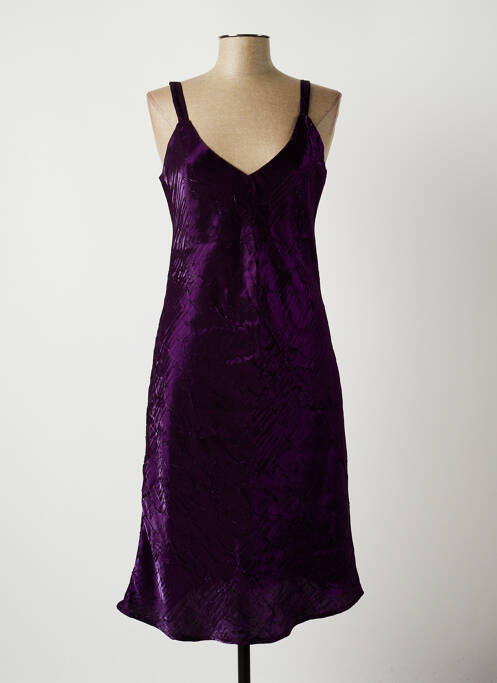 Robe longue violet AMBRE pour femme
