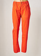 Pantalon slim orange LE PETIT BAIGNEUR pour femme seconde vue