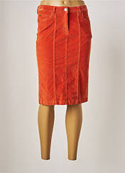 Jupe mi-longue orange AGATHE & LOUISE pour femme seconde vue