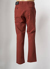 Pantalon chino marron DELAHAYE pour homme seconde vue