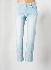 Jeans coupe droite bleu DOLCEZZA pour femme seconde vue