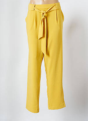 Pantalon droit jaune SMASH WEAR pour femme