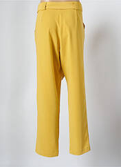 Pantalon droit jaune SMASH WEAR pour femme seconde vue
