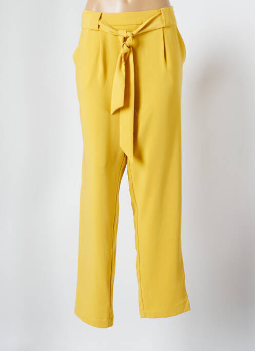 Pantalon droit jaune SMASH WEAR pour femme