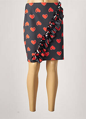 Jupe courte taille haute noir CHILL&BUY femme
