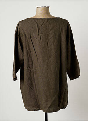 Veste casual coupe droite marron SKANDAL femme