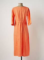 Robe longue orange SKANDAL pour femme seconde vue