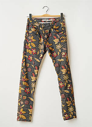 Pantalon slim taille basse taille basse gris PLEASE femme