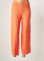 Pantalon droit orange SKANDAL pour femme seconde vue