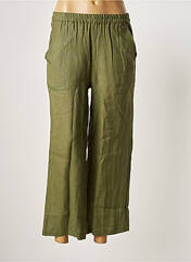 Pantalon large vert AGATHE & LOUISE pour femme seconde vue