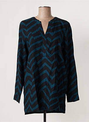 Tunique manches longues col rond bleu STREET ONE femme