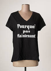 T-shirt noir JOHANNA PARIS pour femme seconde vue
