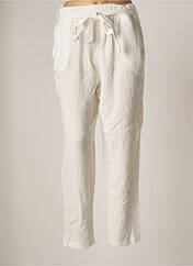 Pantalon 7/8 blanc VIE TA VIE pour femme seconde vue