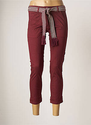 Pantalon 7/8 rouge JOHANNA PARIS pour femme