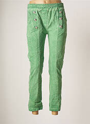 Pantalon 7/8 vert CAPUCINE MODA pour femme seconde vue