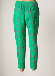Pantalon 7/8 vert MARGOT pour femme seconde vue