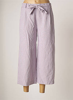 Pantalon 7/8 violet JOHANNA PARIS pour femme
