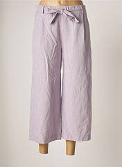 Pantalon 7/8 violet JOHANNA PARIS pour femme seconde vue
