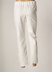 Pantalon droit blanc CAPUCINE MODA pour femme seconde vue