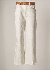 Pantalon large blanc VIE TA VIE pour femme seconde vue