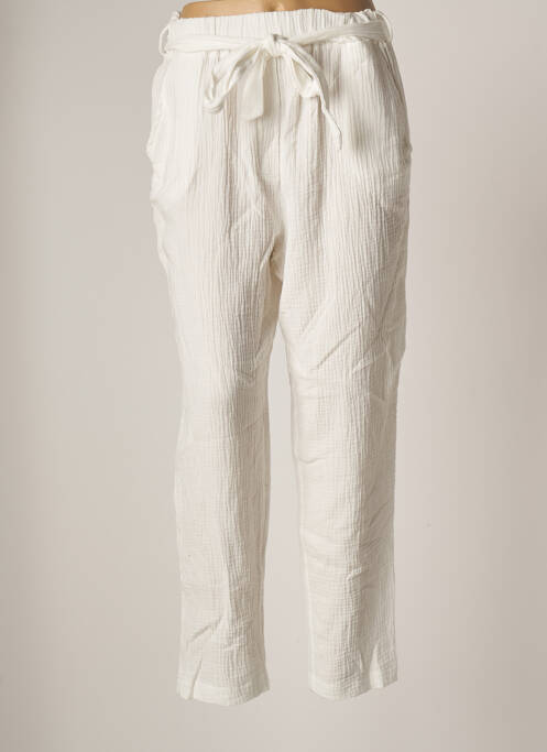 Pantalon 7/8 blanc VIE TA VIE pour femme