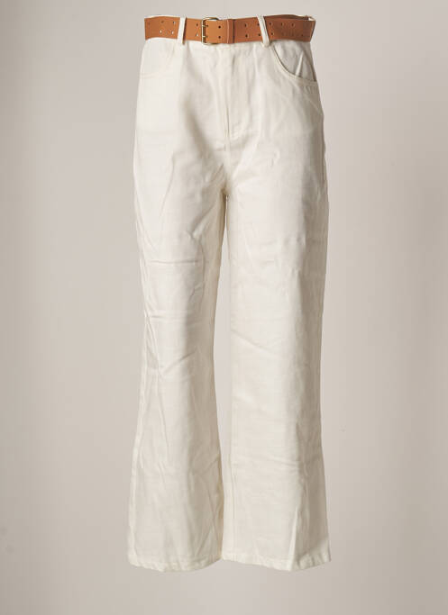 Pantalon large blanc VIE TA VIE pour femme