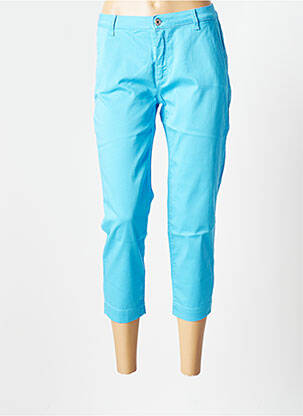 Pantalon 7/8 stretch taille basse bleu TRUSSARDI JEANS femme