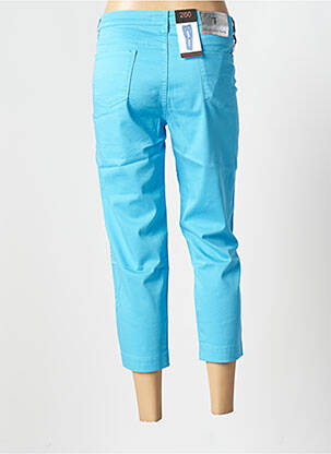 Pantalon 7/8 stretch taille basse bleu TRUSSARDI JEANS femme