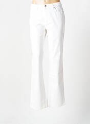 Jeans coupe droite blanc TRUSSARDI JEANS pour femme seconde vue
