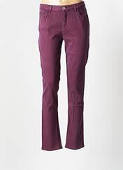 Jeans coupe slim violet TRUSSARDI JEANS pour femme seconde vue