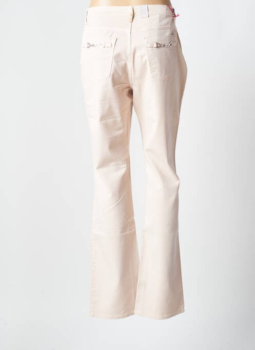 Jeans coupe droite rose TRUSSARDI JEANS pour femme