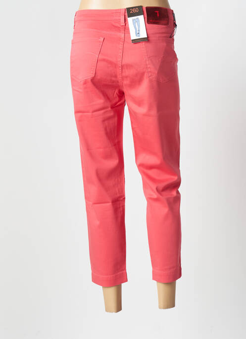 Pantalon 7/8 rose TRUSSARDI JEANS pour femme