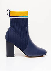 Bottines/Boots bleu MALIPARMI pour femme seconde vue