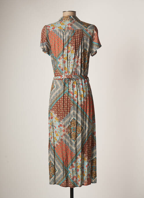 Robe longue bleu EMA BLUE'S pour femme