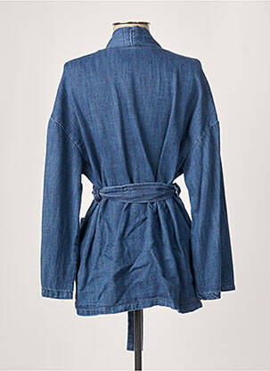 Veste casual poches bleu STUDIO PARISIEN femme