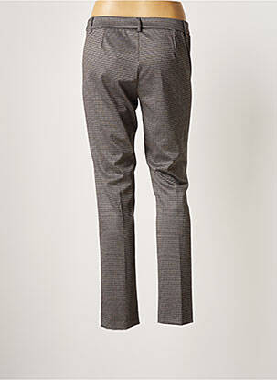 Pantalon chino fermeture zippée sous rabat boutonné taille normale gris MARELLA femme