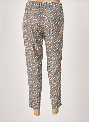 Pantalon chino taille normale taille normale gris EMA BLUE'S femme