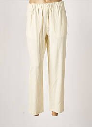 Pantalon chino taille normale taille normale beige BELLA JONES femme