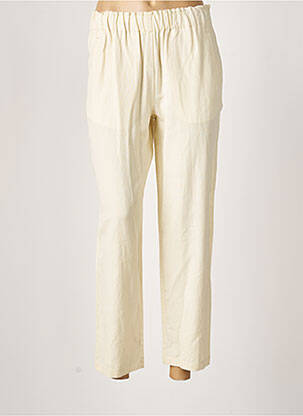 Pantalon chino taille normale taille normale beige BELLA JONES femme