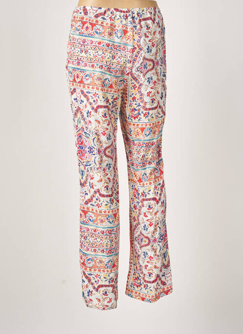 Pantalon droit blanc EMA BLUE'S pour femme