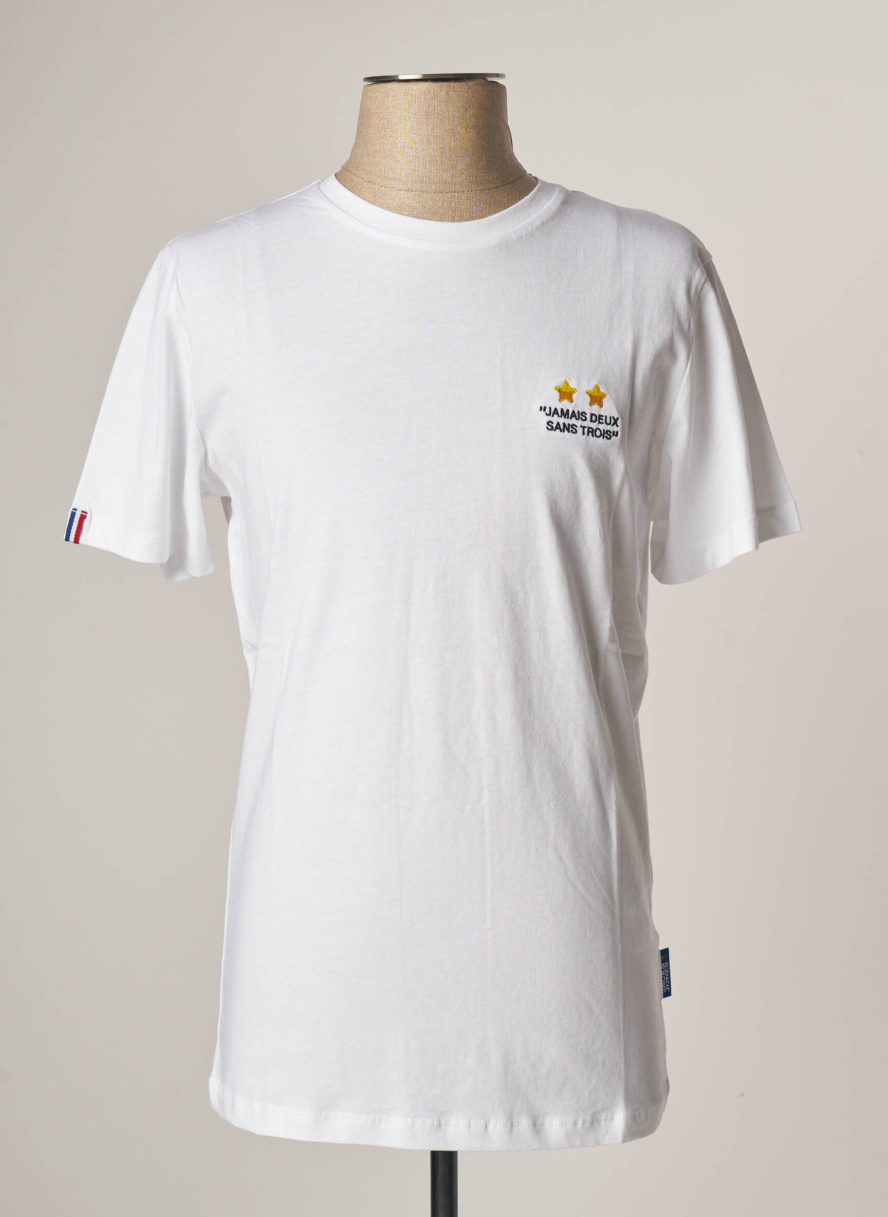 T-shirt Blanc Homme Jack & Jones Chest | Espace des Marques