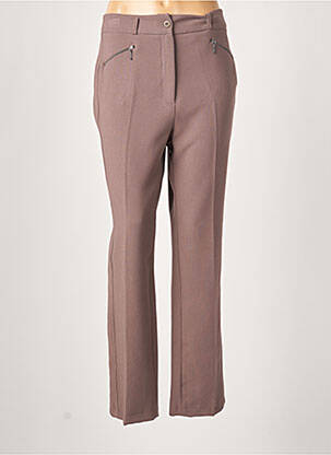 Pantalon droit marron M&Y pour femme