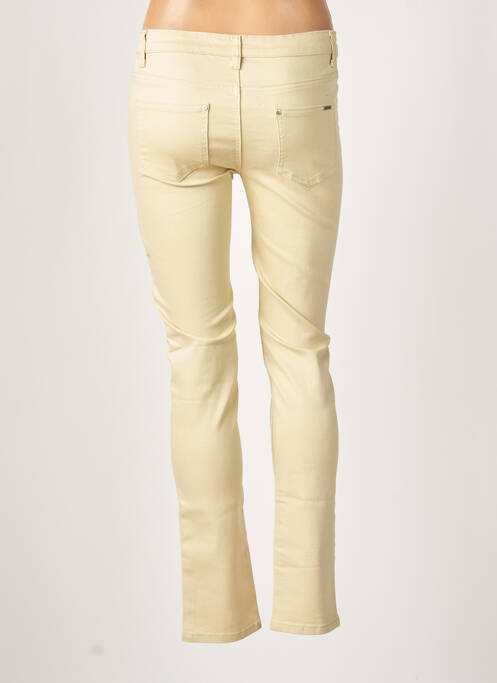 Pantalon droit beige DIEGO REIGA pour femme