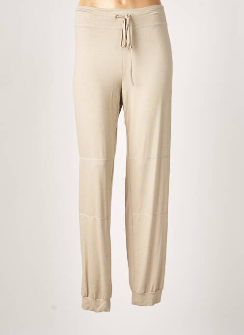 Pantalon droit beige MARIA BELLENTANI pour femme