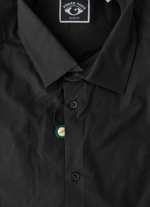 Chemise manches longues manches longues noir KENZO homme